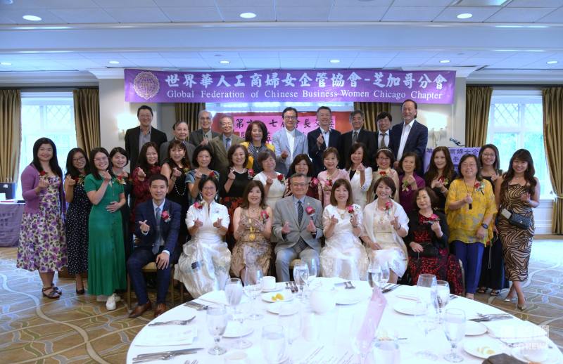 世華芝加哥分會會長交接 新任會長陳美君傳承世華精神